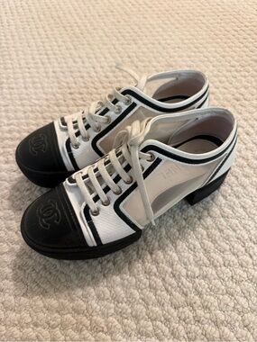 Rare Chanel Mesh Oxford Shoes